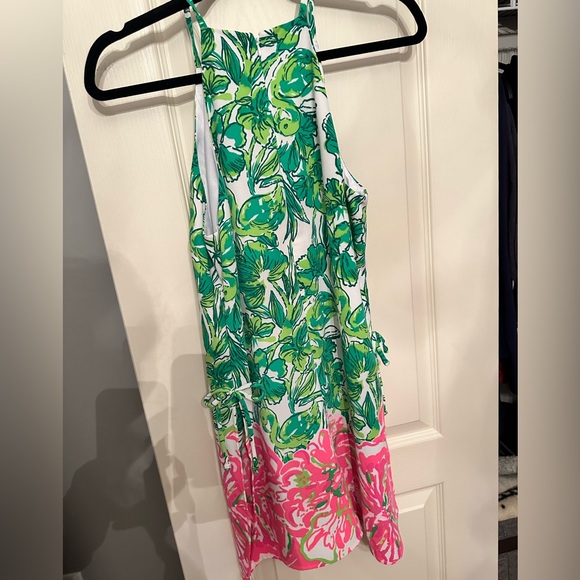 NEW Green & pink romper - Picture 2 of 2